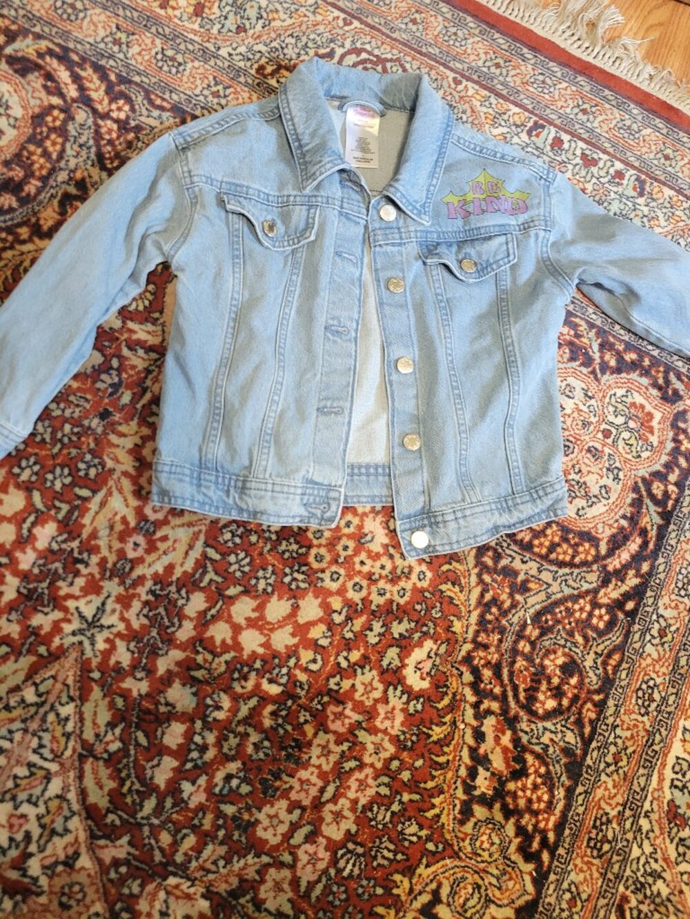 Disney Princesses Denim Jean Jacket Size 6